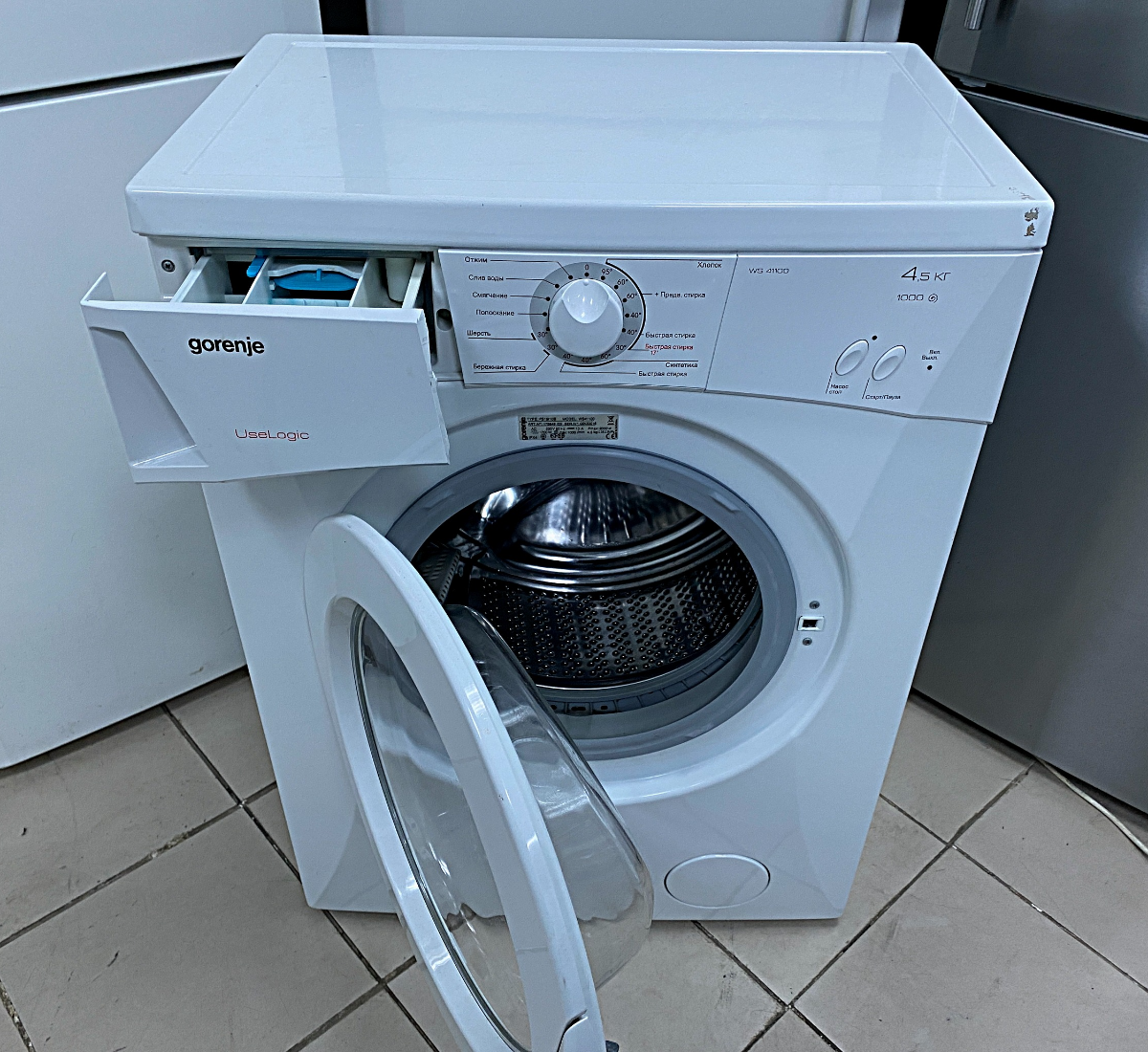 Gorenje 4,5кг 1000об/мин 